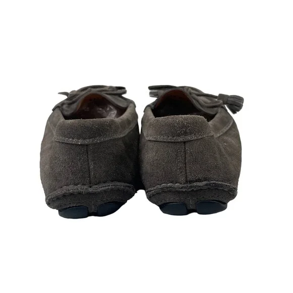 Prada Suede Bow Loafer Shoes 37 | US 7 - Picture 5 of 10